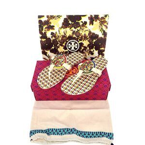 Tory Burch Enamel Miller Soft Sandal Size 8
